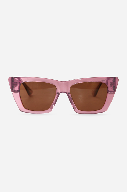 Indy Uptown Square Polarized Sunglasses In Brown
