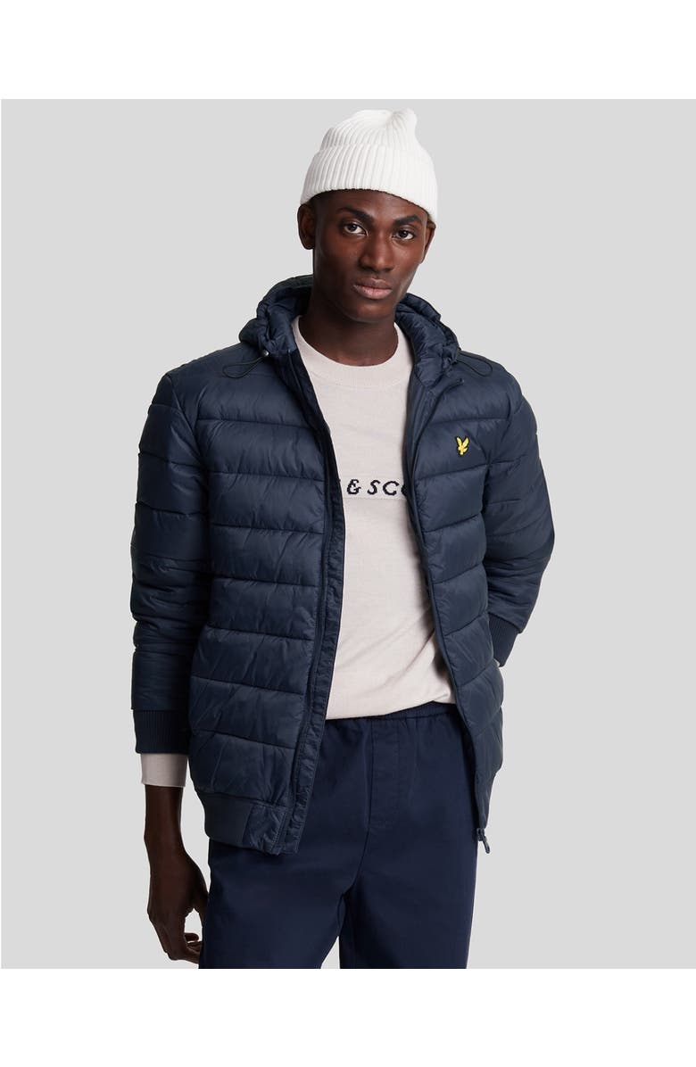 Lyle & Scott Wadded Jacket, Main, color, Dark Navy