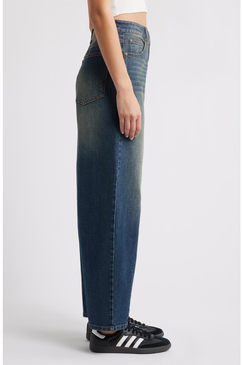 Horseshoe High Waist Barrel Jeans, Alternate, color, ILARIA