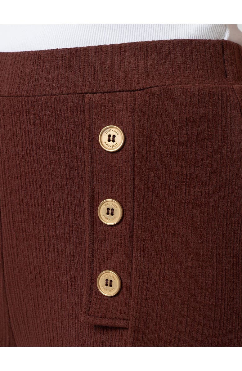 Saint + Sofia Chelsea Pant, Alternate, color, Maroon Textured