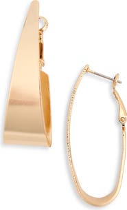 NORDSTROM RACK Oval Hoop Earrings
