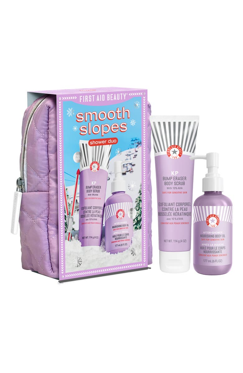 First Aid Beauty Smooth Slopes Shower Duo Holiday Gift Set (Limited Edition) $56 Value, Main, color,