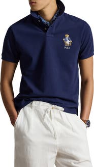 Polo Ralph Lauren Polo Bear Slim Fit Cotton Mesh Polo
