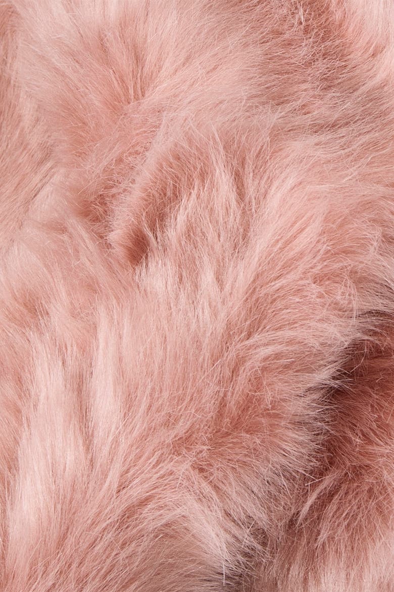 Hudson Faux Sheepskin Rug - 2ft x 3ft - Dusty Rose, Alternate, color, DUSTY ROSE