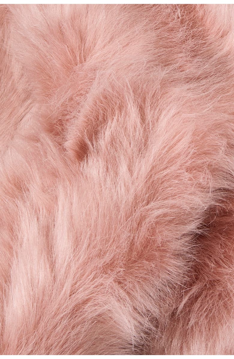 LUXE Hudson Faux Sheepskin Rug - 2ft x 3ft - Dusty Rose, Alternate, color, 