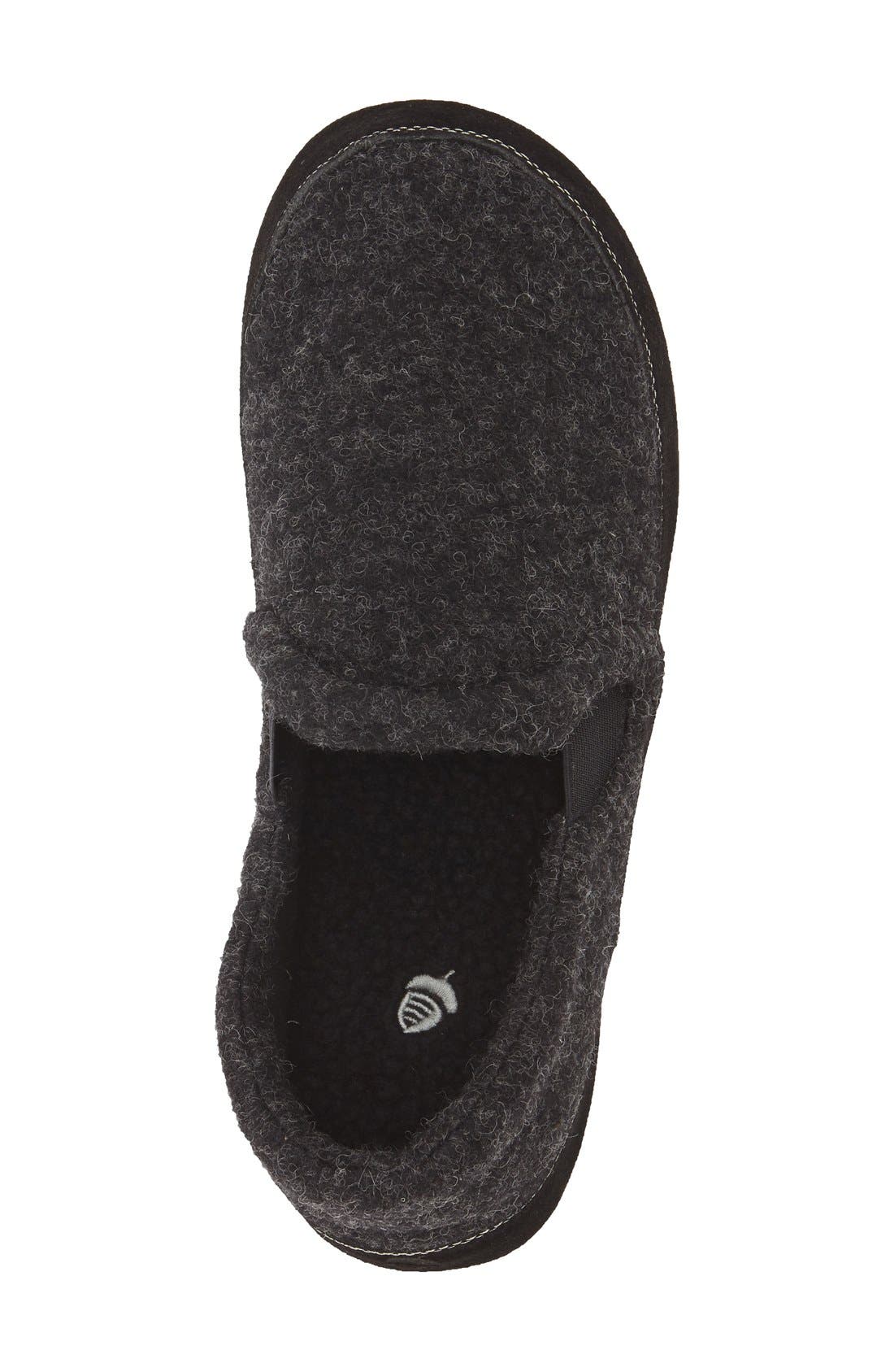 Fave Slipper, Alternate, color, BLACK TWEE