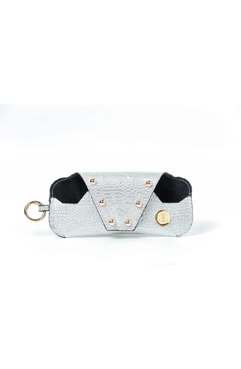 EVA INNOCENTI Sunglasses Case, Main, color, Silver
