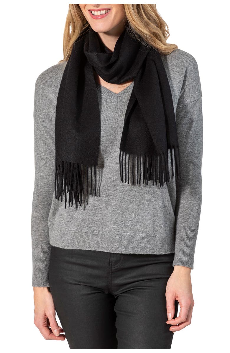 Amicale Solid Cashmere Wrap - Unisex, Main, color,