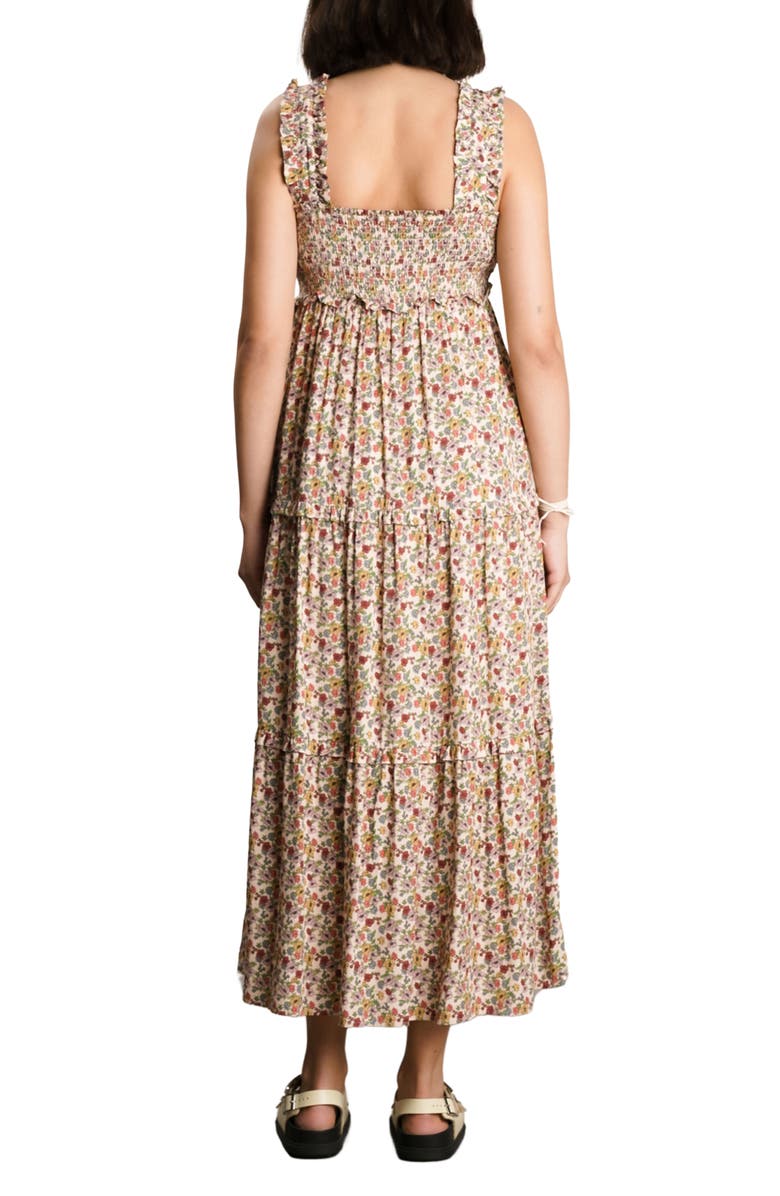 Nom Maternity Emma Maternity/Nursing Midi Sundress, Alternate, color, 