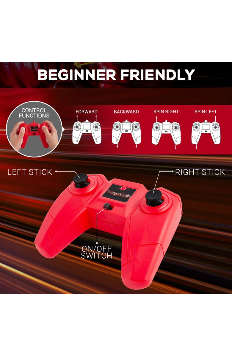 Force1 Tornado Extreme Rechargeable RC Car, Alternate, color, Red