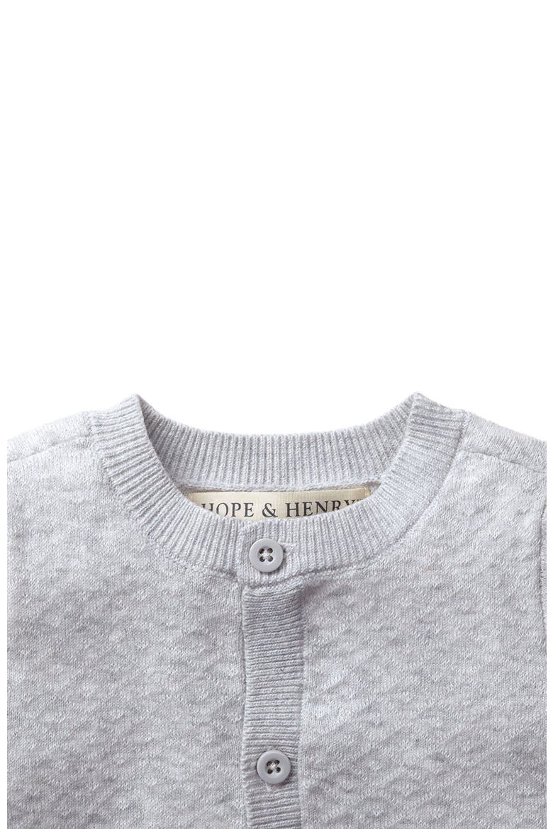 Baby Jacquard Romper, Alternate, color, Grey