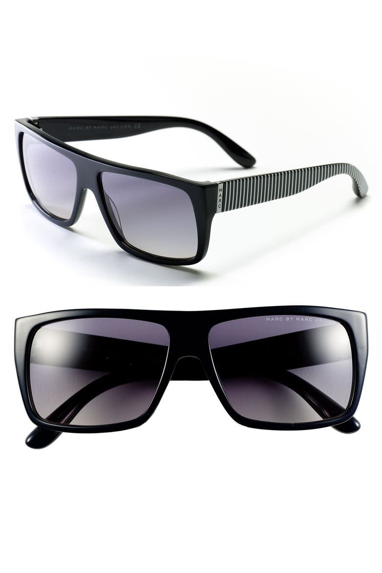 Retro Sunglasses, Main, color, DARK NAVY