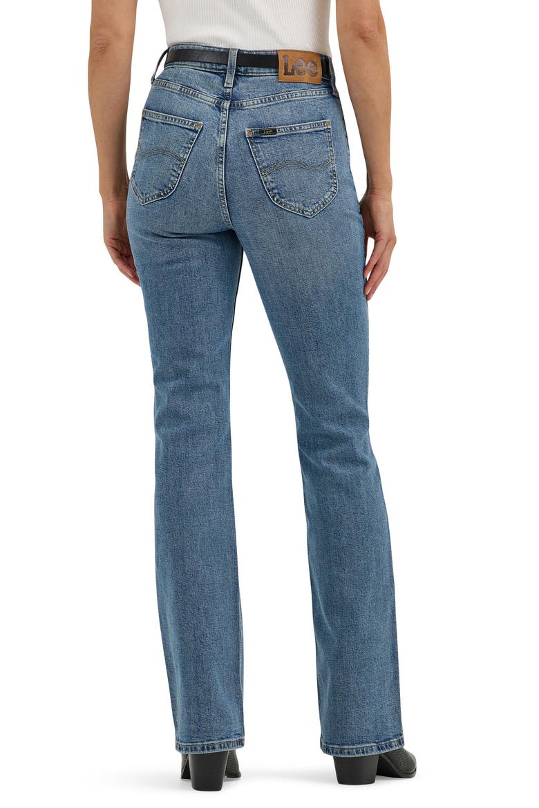 High Waist Bootcut Jeans, Alternate, color, SET FREE