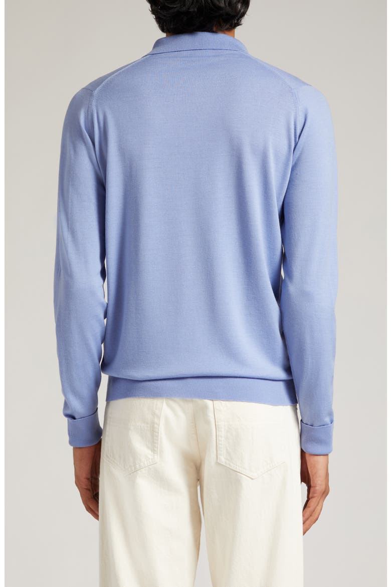 Cotswold Wool Polo Sweater, Alternate, color, WINTER VIOLET