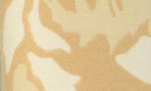 Burberry Reversible Ekd Floral Cashmere Scarf In Neutral