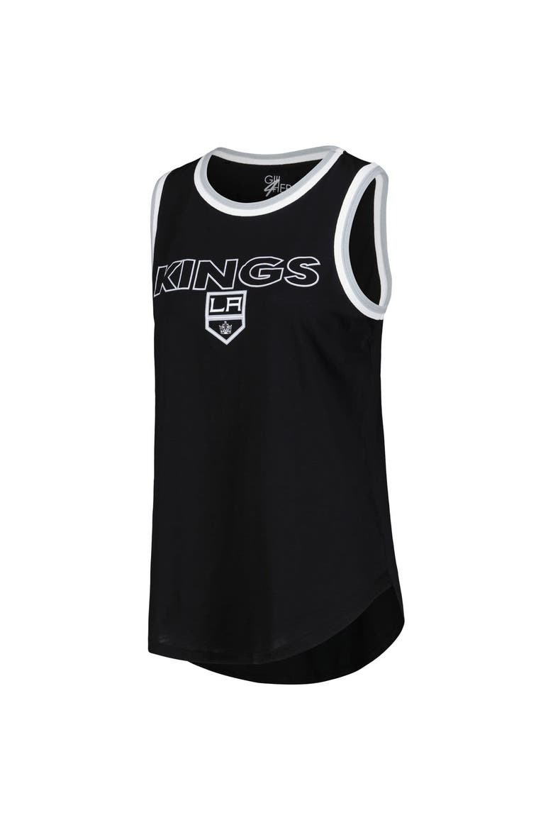Women's G-III 4Her by Carl Banks Black Los Angeles Kings Strategy Tank Top, Alternate, color, Black