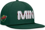 FANATICS Men's Fanatics Green Minnesota Wild Authentic Pro Rink Team Code Snapback Hat