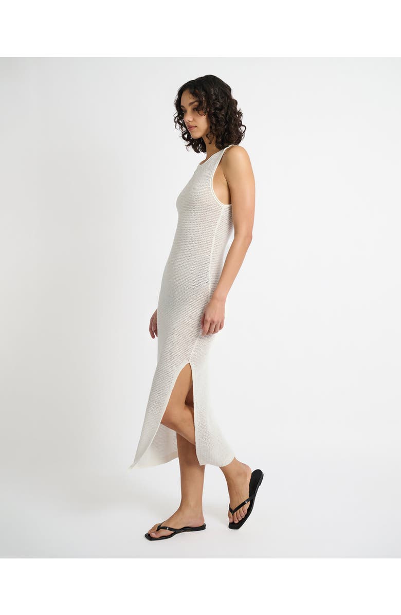 Onia Linen Knit Maxi Dress, Alternate, color, White