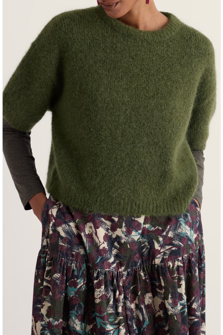 Piskies Crewneck Sweater, Main, color, NORI