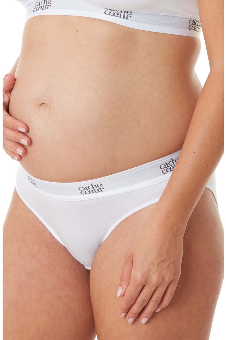 Life Maternity Briefs, Main, color, WHITE