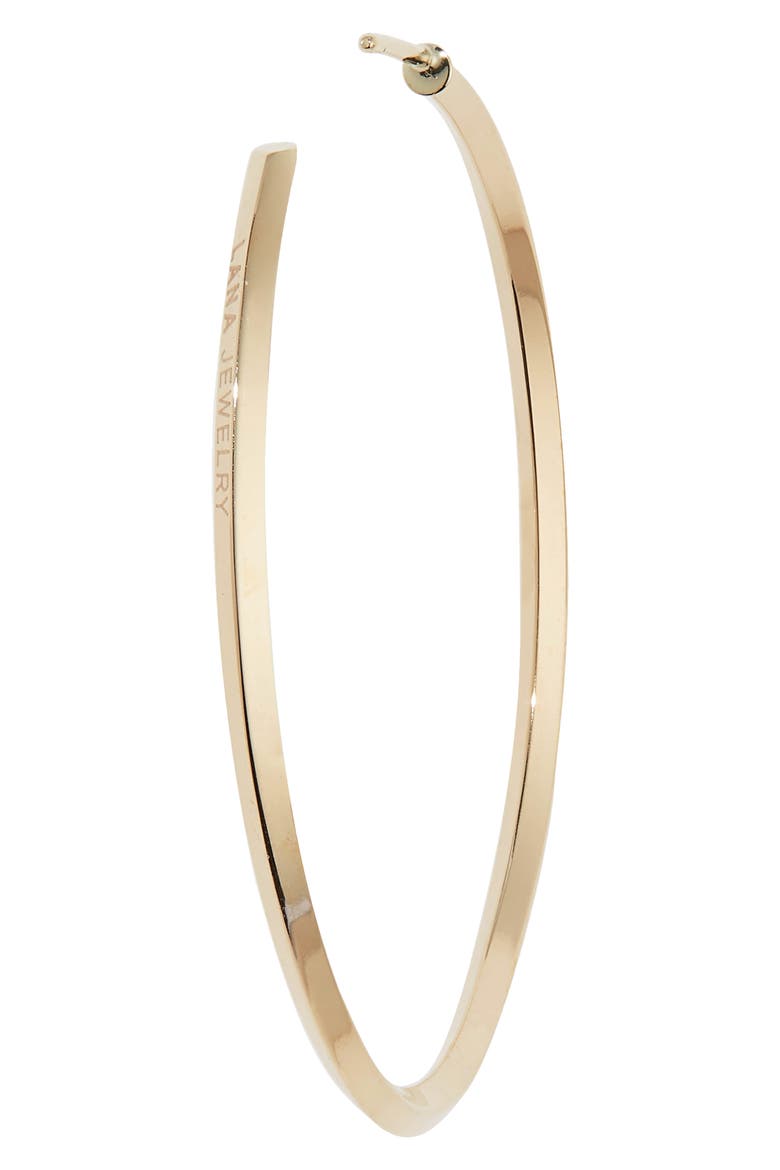 14K Gold 45mm Thin Royale Hoops, Alternate, color, YELLOW GOLD