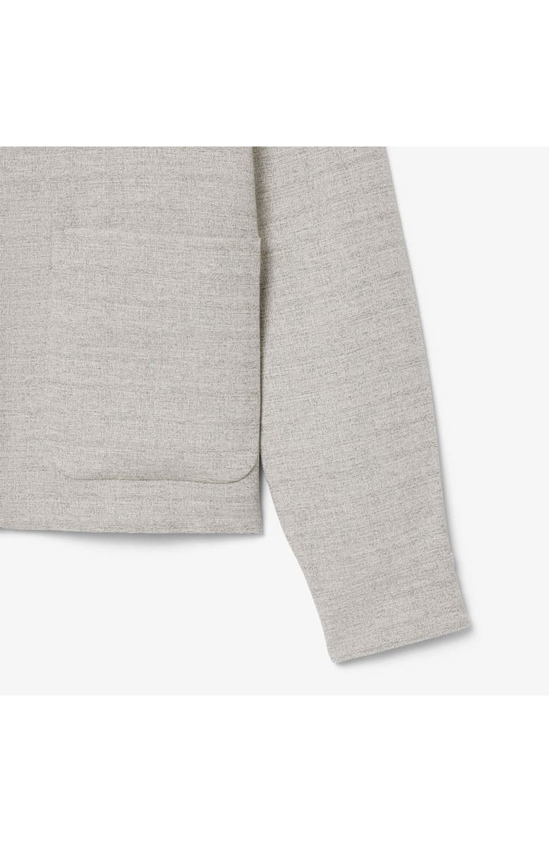 Lacoste Zip Jacket, Alternate, color, Grey Chine