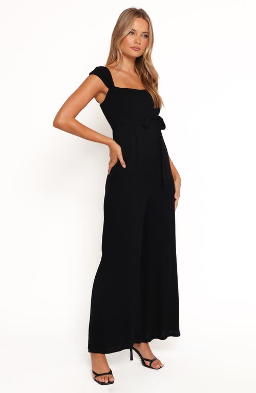 Petal And Pup Petal & Pup Crosby Cap Sleeve Jumpsuit In Black