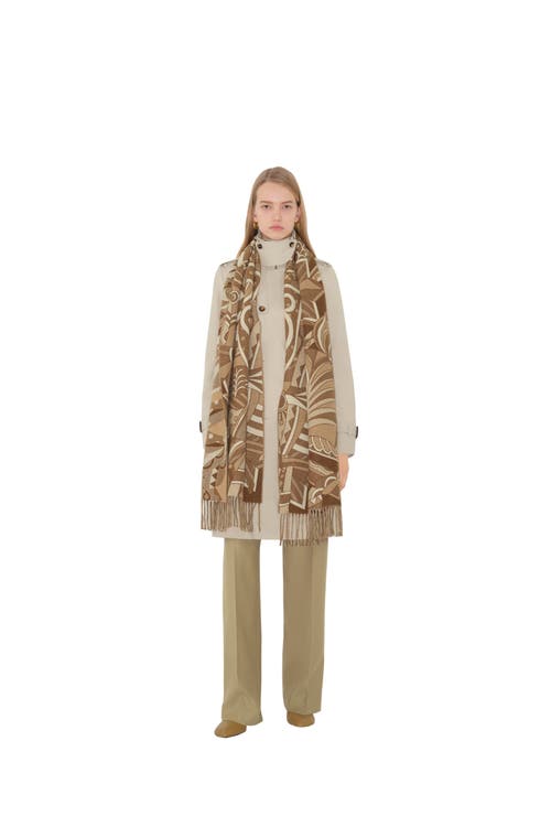 BURBERRY BURBERRY CAROUSEL EKD CASHMERE SCARF