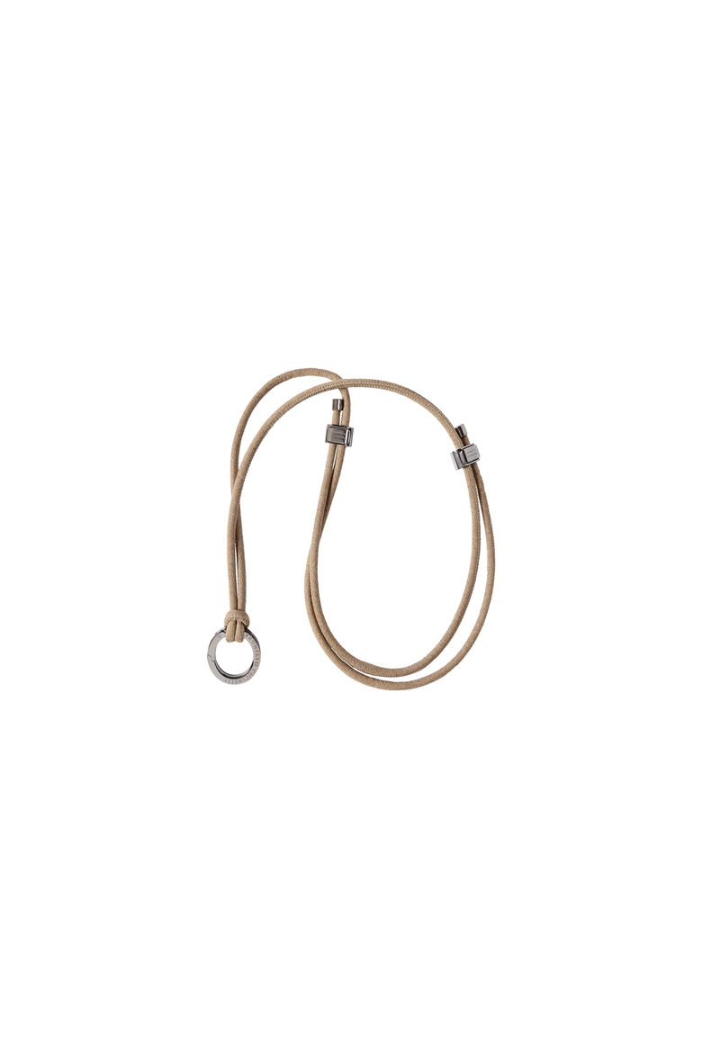Alcantara glasses cord with monili, Alternate, color, Beige