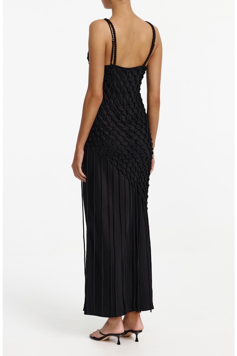 Oceane Maxi Dress, Alternate, color, BLACK