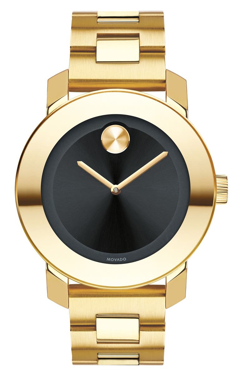 Movado 'Bold' Round Bracelet Watch, 36mm, Main, color, 