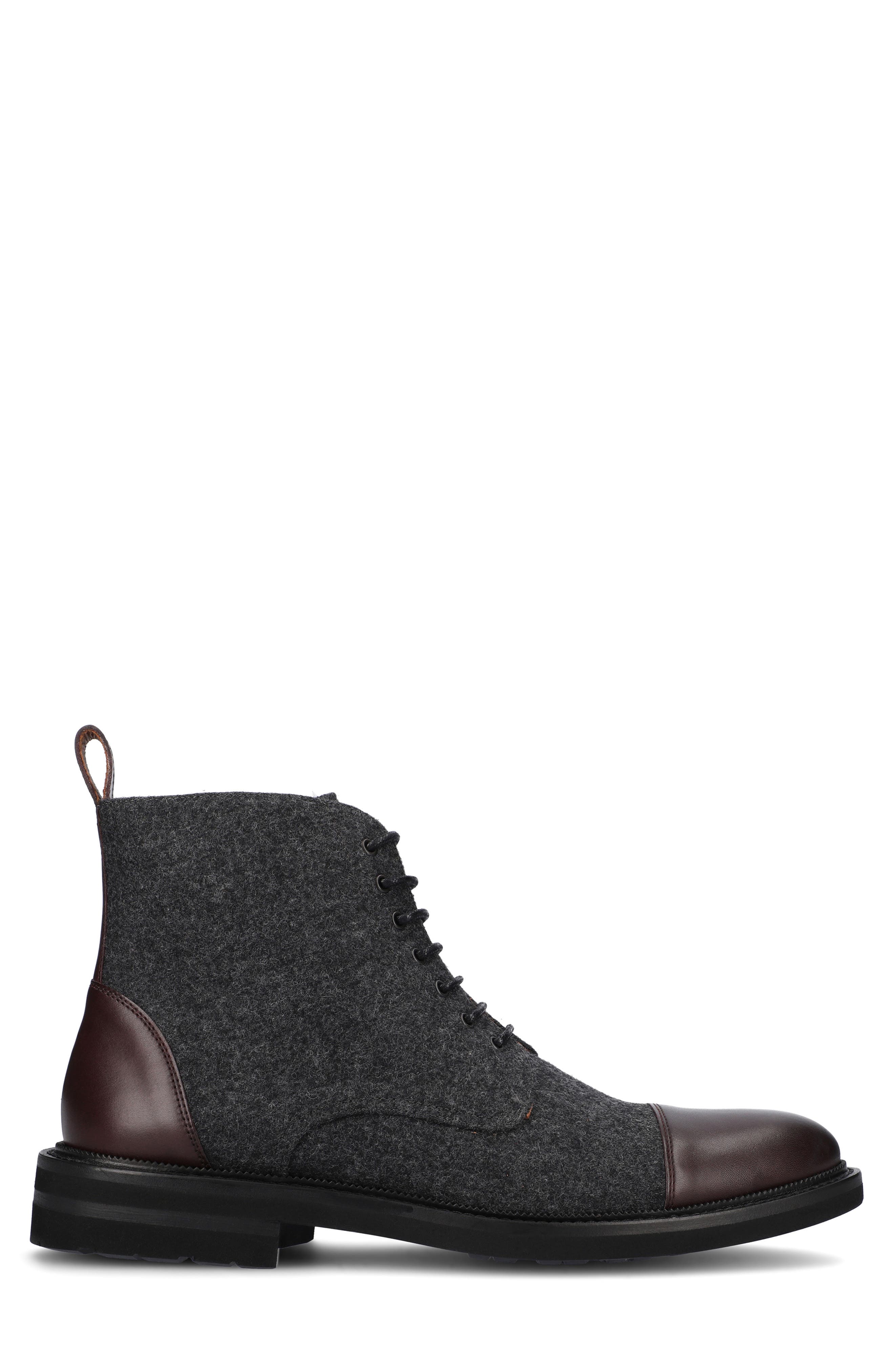 The Jack Boot, Alternate, color, GREY/ OXBLOOD