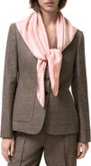 Burberry Floral Crest Silk Jacquard Scarf