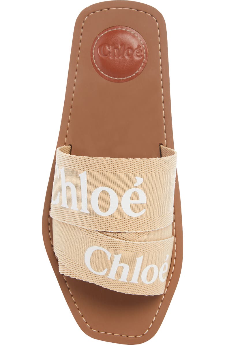 Chloé Logo Slide Sandal, Alternate, color,