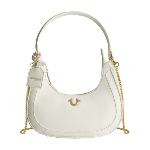 Zip Top Crescent Hobo Bag