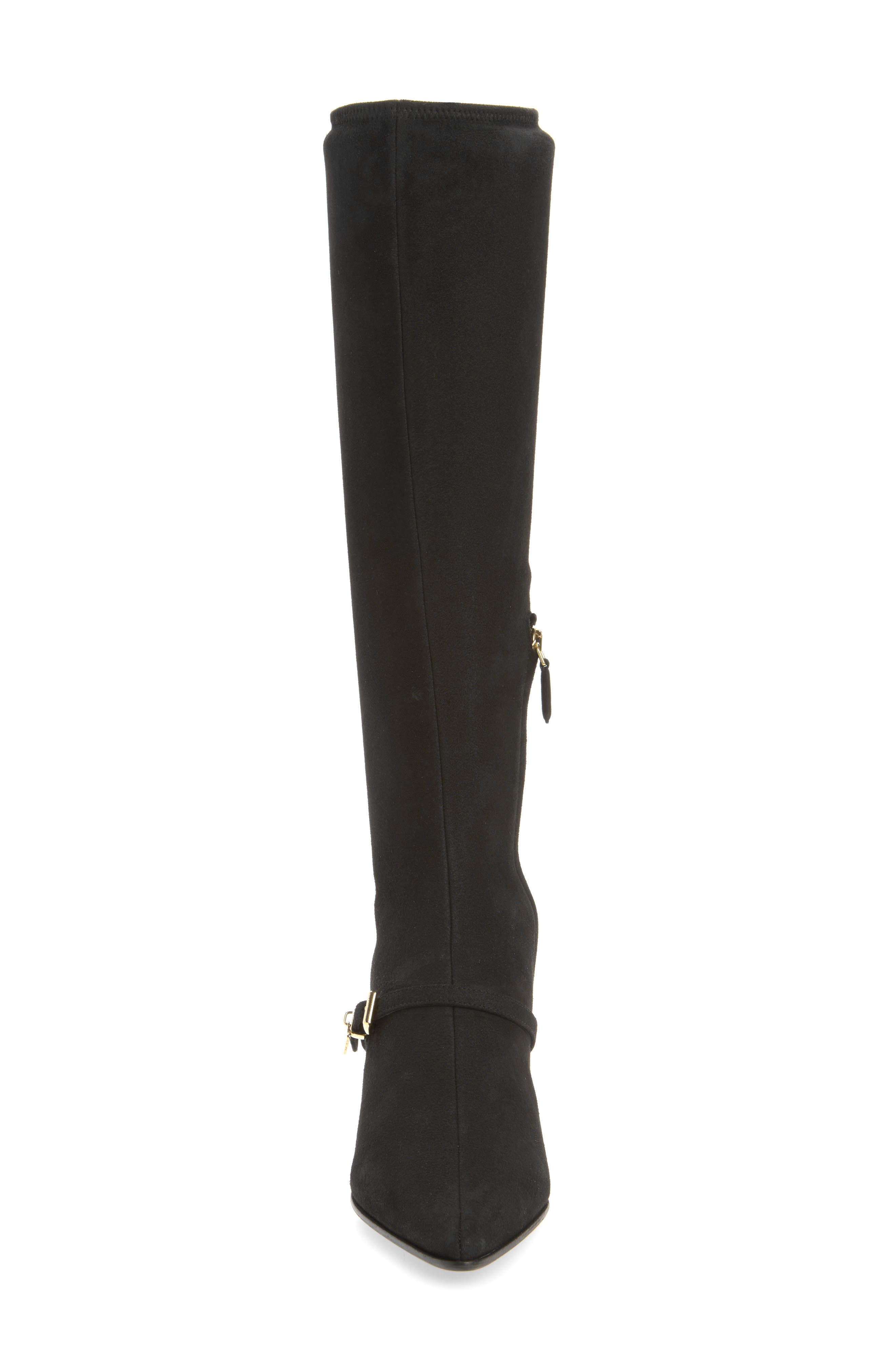 Stretch Knee High Boot, Alternate, color, NERO