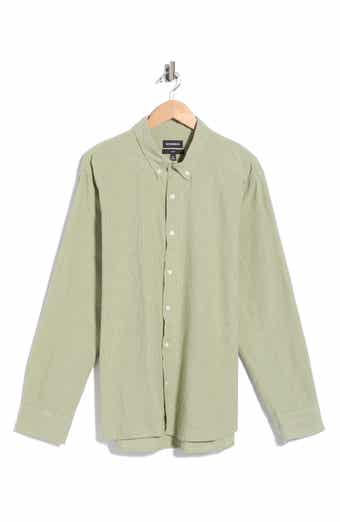Everyday Pinstripe Button Front Shirt