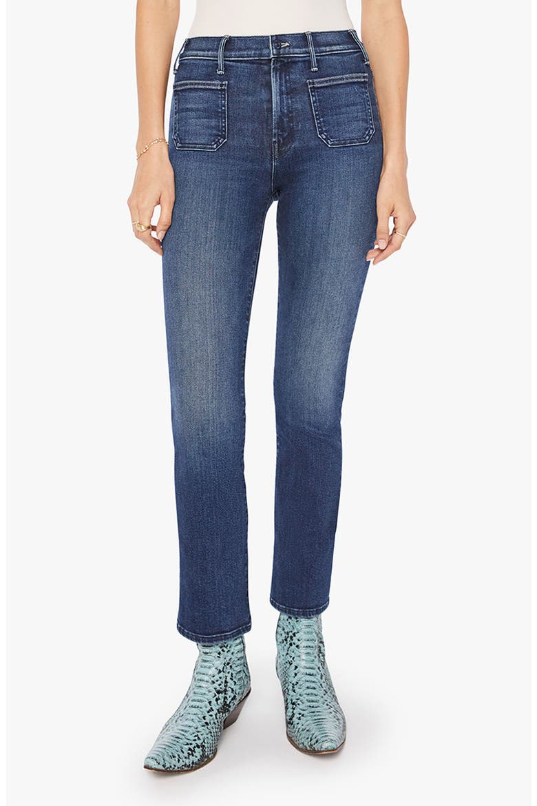 The Patch Pocket Insider Flood Bootcut Jeans, Main, color, YOU ARE A RIOT