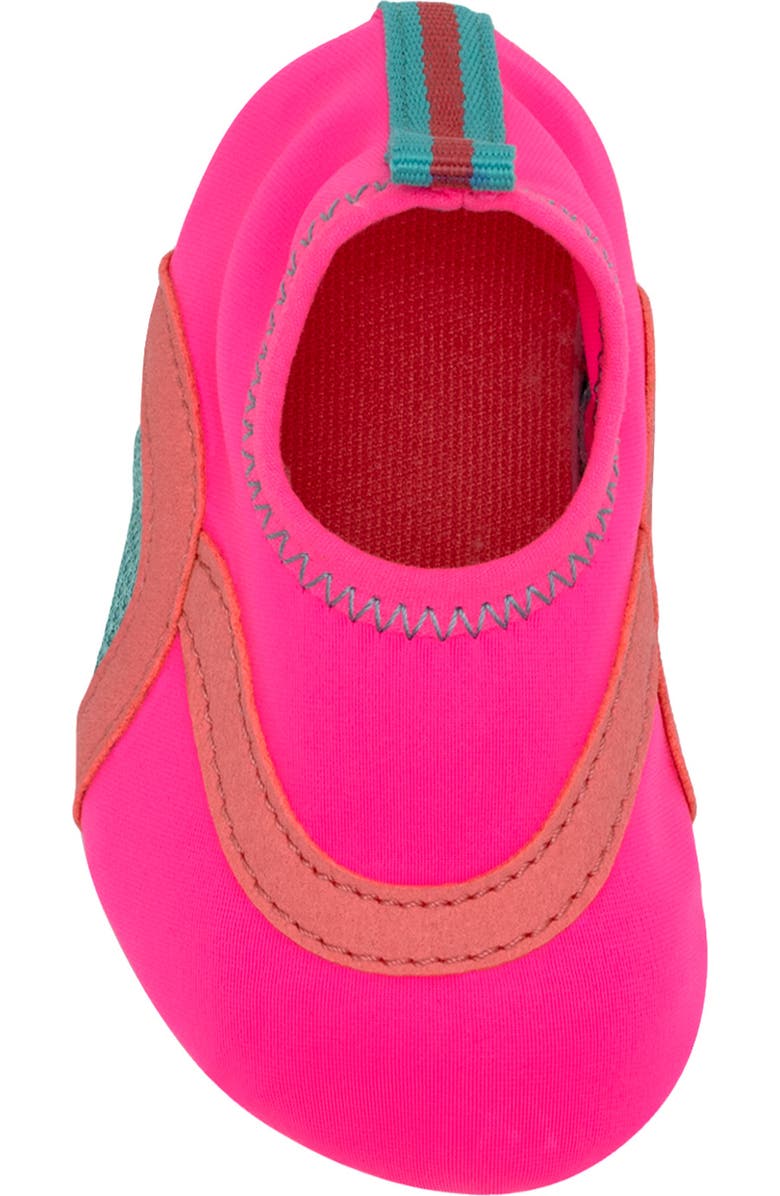 Robeez<sup>®</sup> Kids' Scuba Knit Aqua Shoe, Alternate, color, Bright Pink