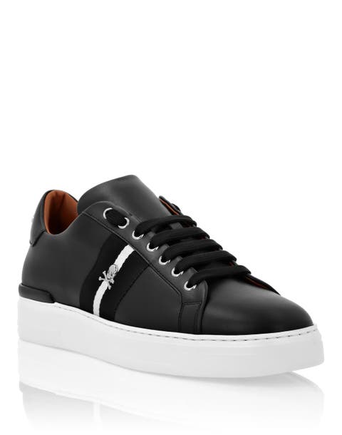 Leather Lo-Top Sneakers Stripes Unisex