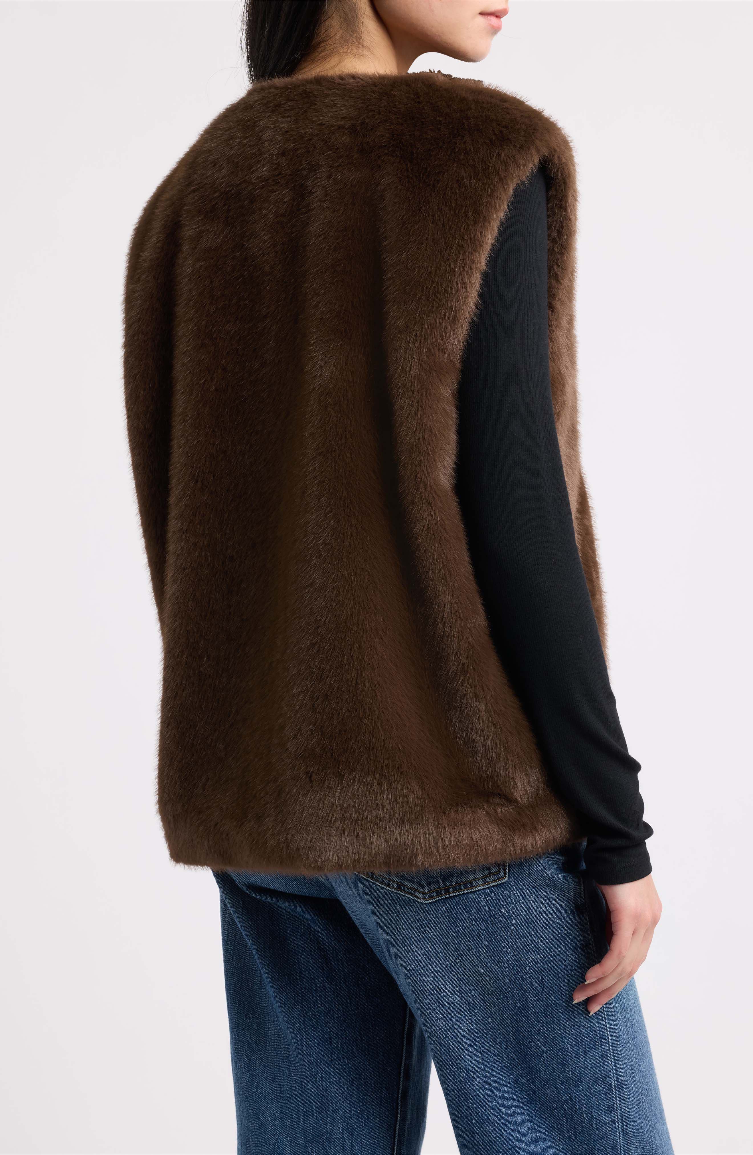 dRA Sandy Faux Fur Vest (Women) | Nordstrom
