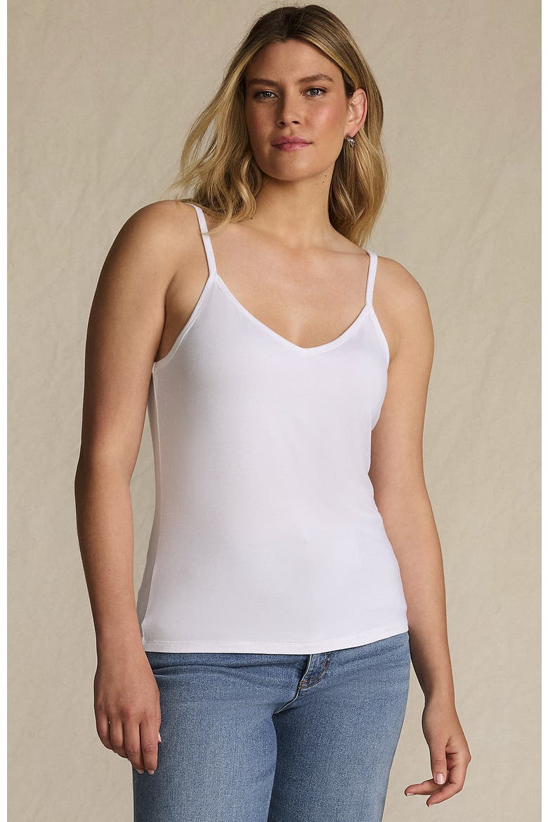 Cooling V-neck Camisole, Main, color, White