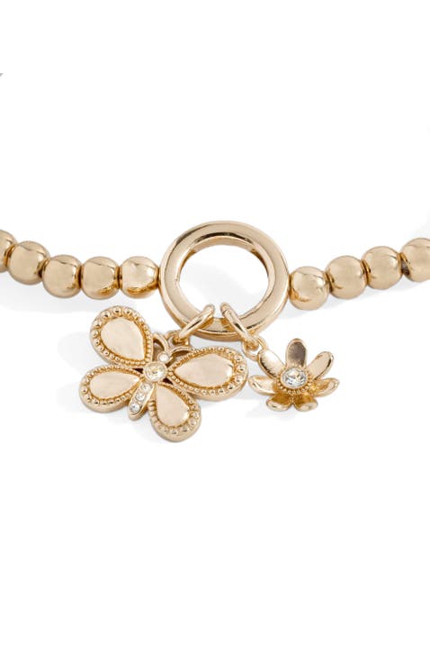Puffy Butterfly Stretch Bracelet