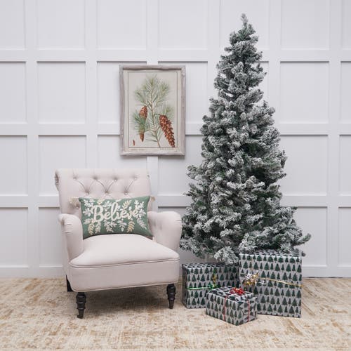 C & F Home C&f Home Believe Throw Pillow, 14" X 22" In Green