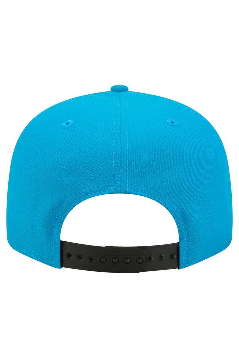 Men's New Era  Blue Carolina Panthers Core Team Script 9FIFTY Snapback Hat, Alternate, color, Blue