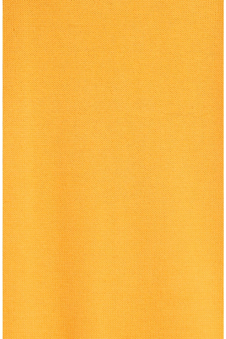 Layered Cotton & Cashmere Turtleneck Sweater, Alternate, color, ORANGE COMBO