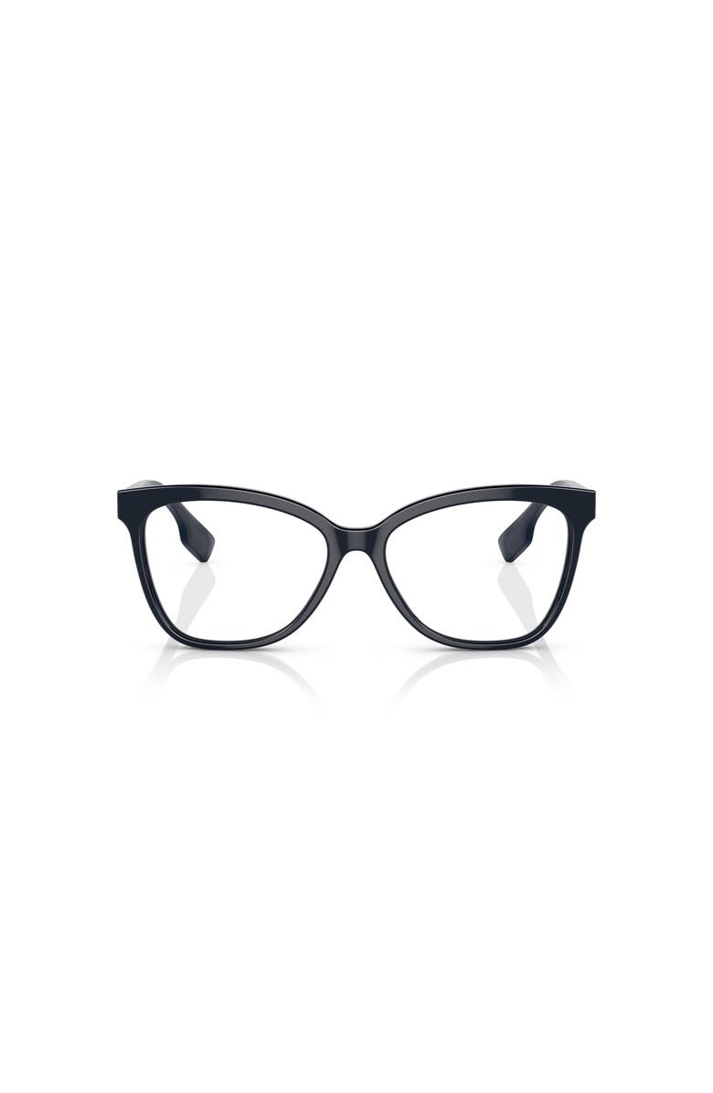 Burberry 54mm Cat Eye optical glasses, Alternate, color, Blue