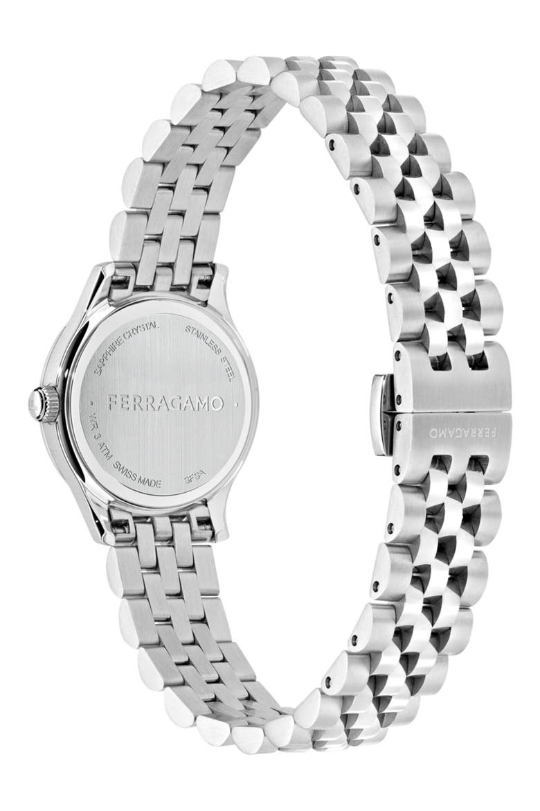 Duo Mini Bracelet Watch, 25mm, Alternate, color, BLACK/ STAINLESS STEEL