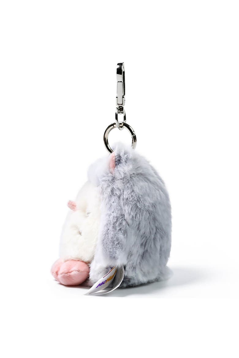 Owl Plush Bag Charm, Alternate, color, Multicolored