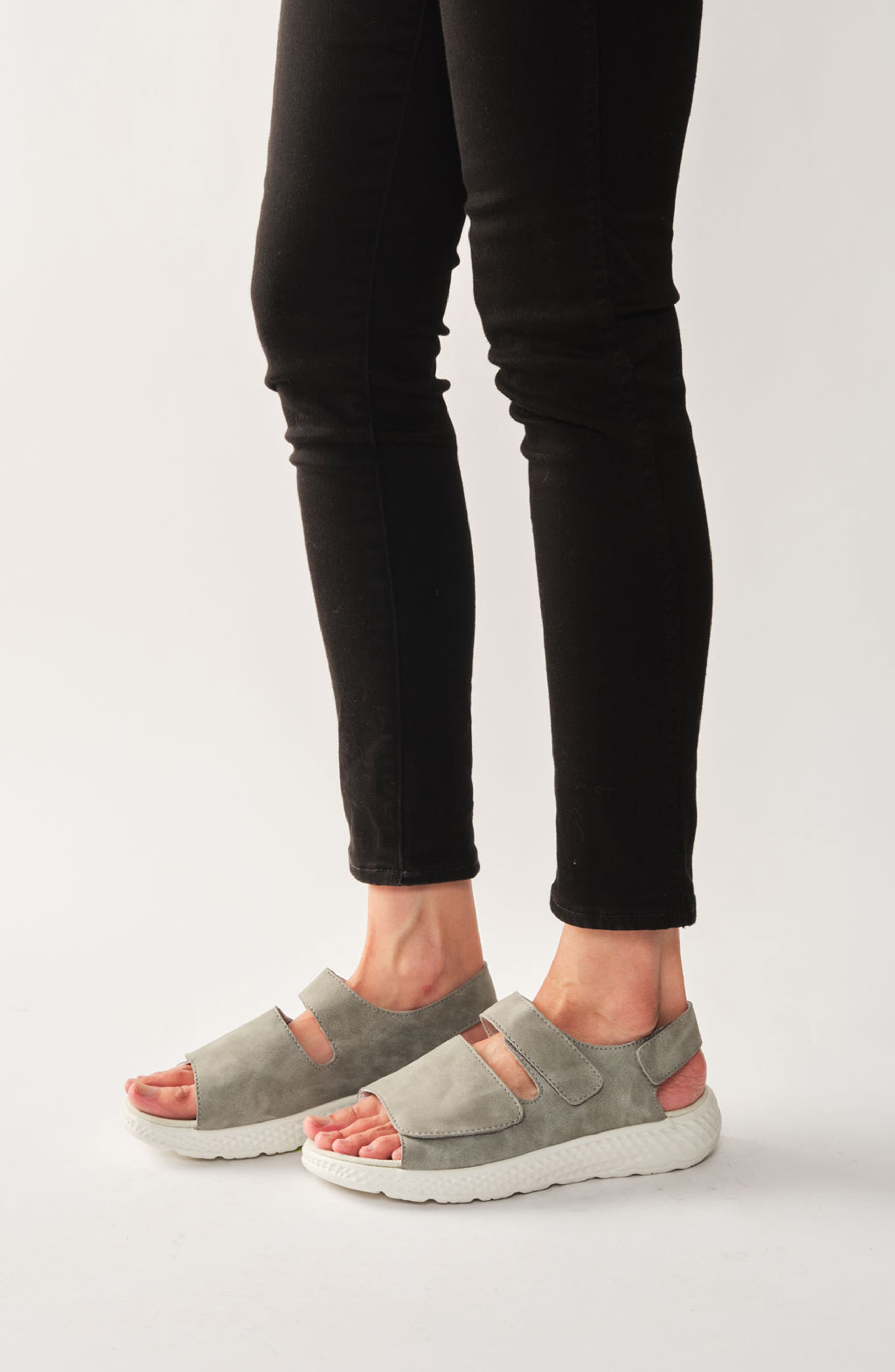 Propét TravelActiv Scottsdale Slingback Sandal, Alternate, color, Grey